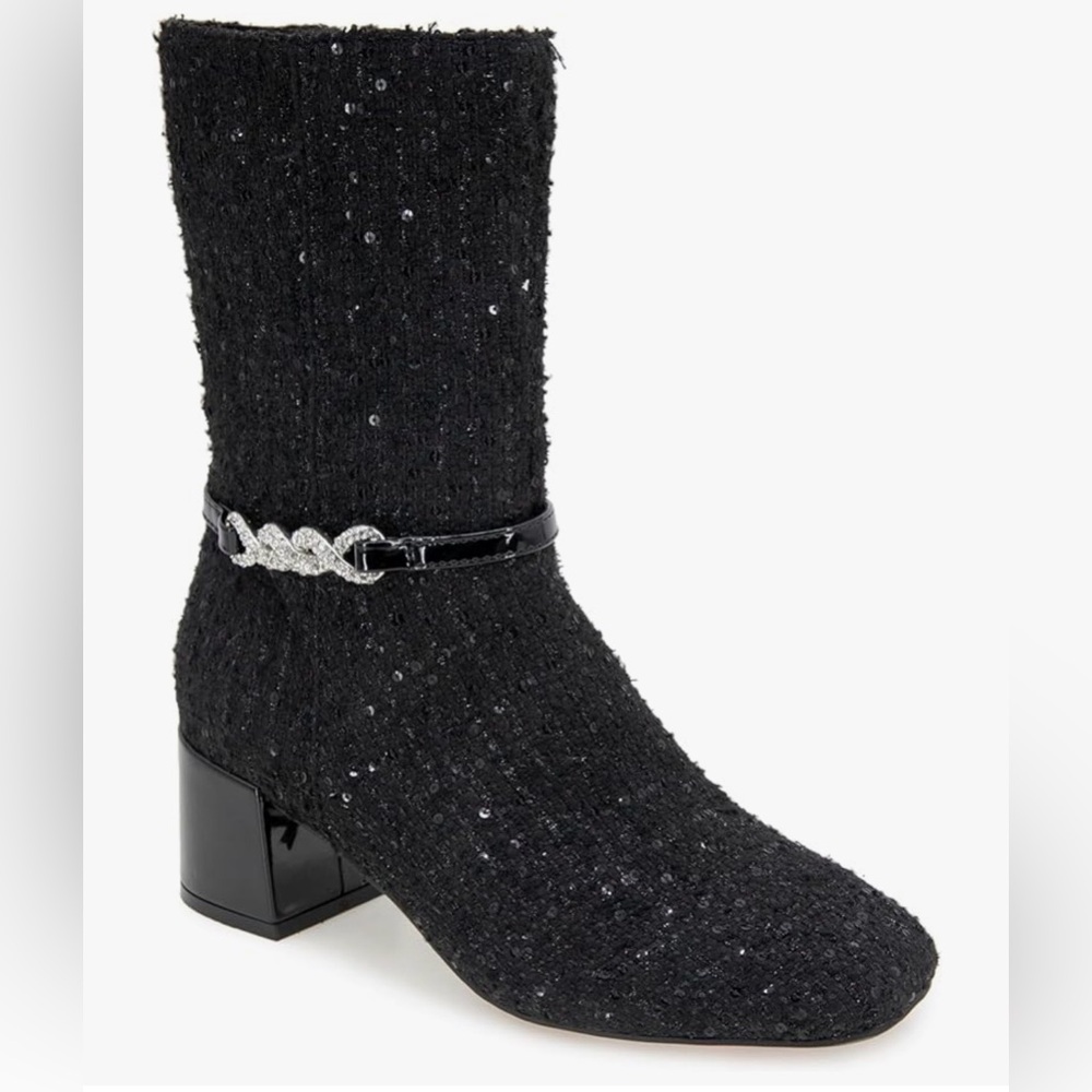 Kenneth Cole REACTION Women's Lacey Jewel Bootie Fashion Boot Size 7.5 - Picture 1 of 16